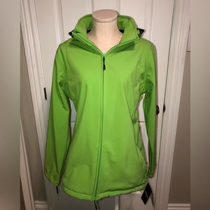 Karbon Green Hooded Jacket with a Hat
